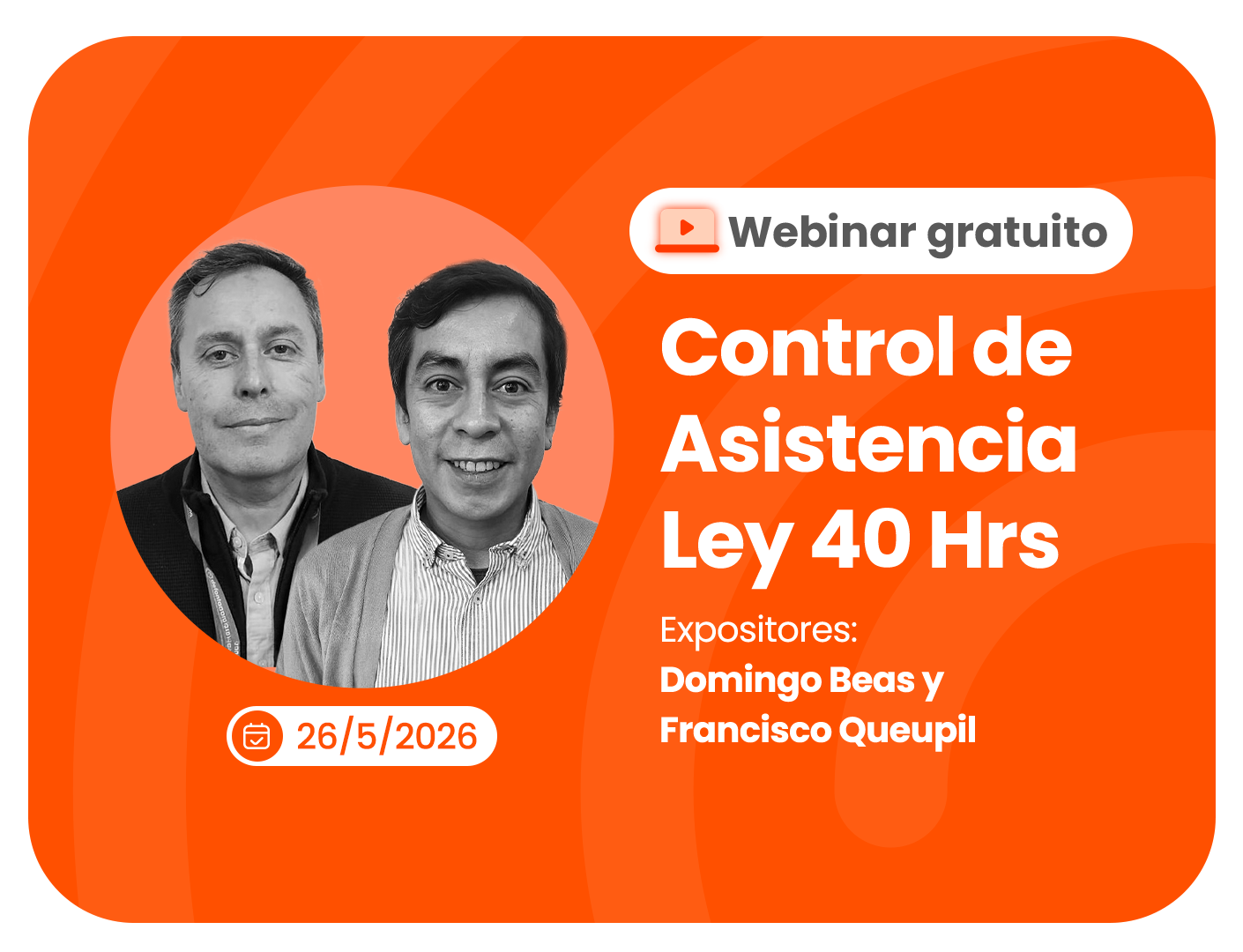 Control de Asistencia  Ley 40 Hrs